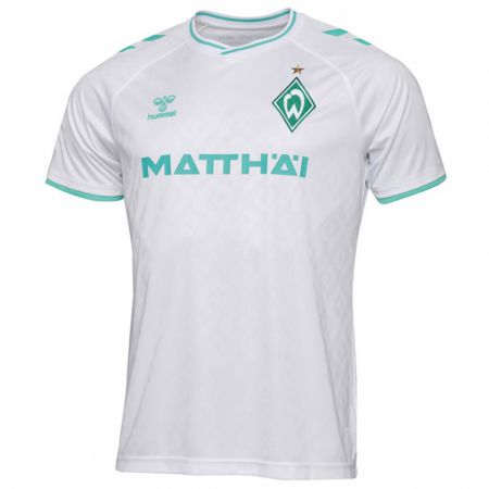 Kandiny Femme Maillot Mats Heitmann #5 Blanc Tenues Extérieur 2023/24 T-Shirt