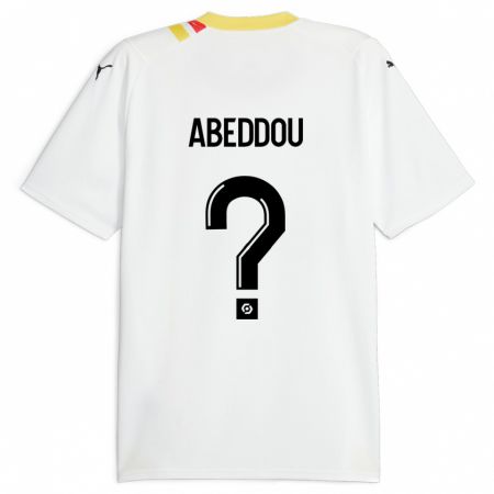 Kandiny Femme Maillot Adam Abeddou #0 Noir Tenues Extérieur 2023/24 T-Shirt