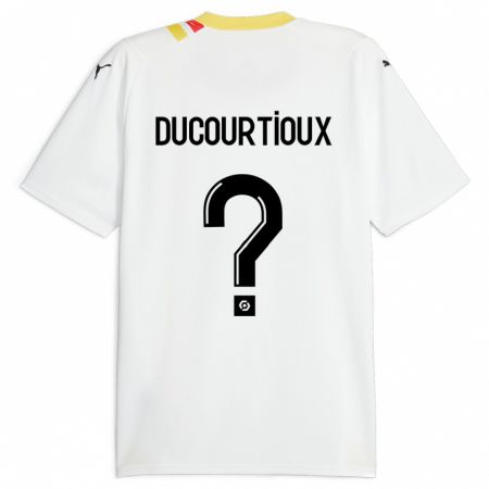Kandiny Femme Maillot Ilan Ducourtioux #0 Noir Tenues Extérieur 2023/24 T-Shirt