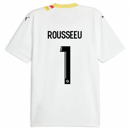 Kandiny Femme Maillot Justine Rousseeu #1 Noir Tenues Extérieur 2023/24 T-Shirt