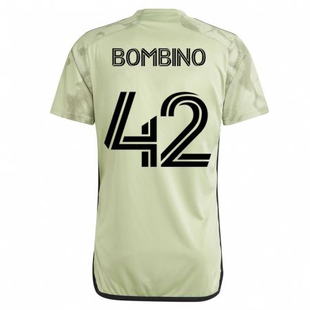Kandiny Femme Maillot Luca Bombino #42 Vert Tenues Extérieur 2023/24 T-Shirt