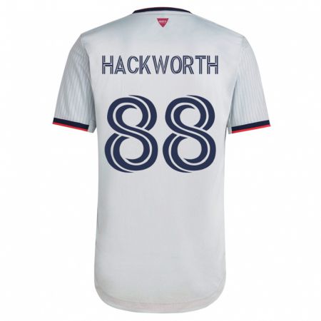 Kandiny Femme Maillot Larsen Hackworth #88 Blanc Tenues Extérieur 2023/24 T-Shirt