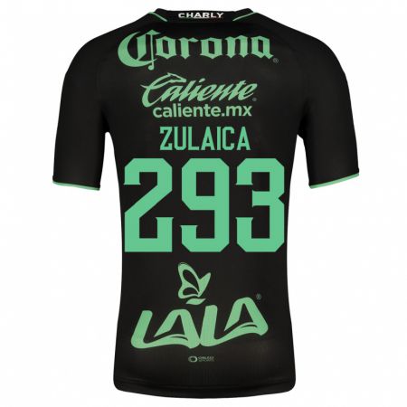 Kandiny Femme Maillot José Zulaica #293 Noir Tenues Extérieur 2023/24 T-Shirt