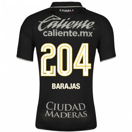 Kandiny Femme Maillot Víctor Barajas #204 Noir Tenues Extérieur 2023/24 T-Shirt