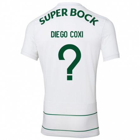 Kandiny Femme Maillot Diego Coxi #0 Blanc Tenues Extérieur 2023/24 T-Shirt