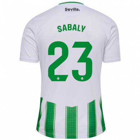 Kandiny Enfant Maillot Youssouf Sabaly #23 Blanc Tenues Domicile 2023/24 T-Shirt