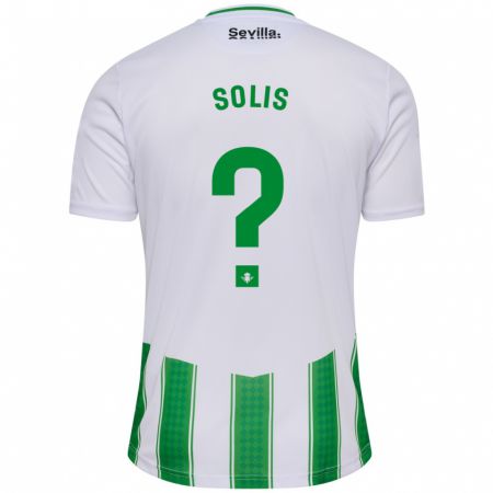 Kandiny Enfant Maillot Marcos Solís #0 Blanc Tenues Domicile 2023/24 T-Shirt