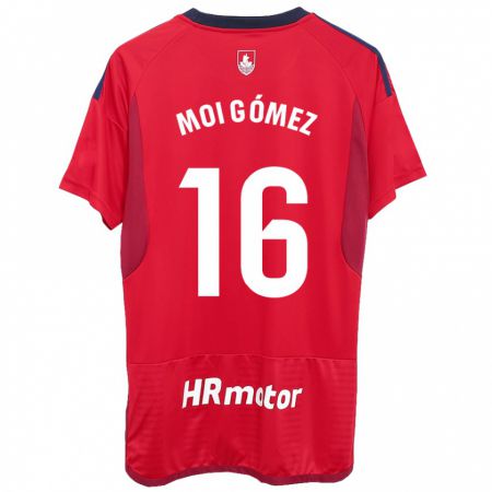 Kandiny Enfant Maillot Moi Gómez #16 Rouge Tenues Domicile 2023/24 T-Shirt
