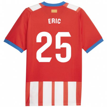 Kandiny Enfant Maillot Eric García #25 Rouge Blanc Tenues Domicile 2023/24 T-Shirt