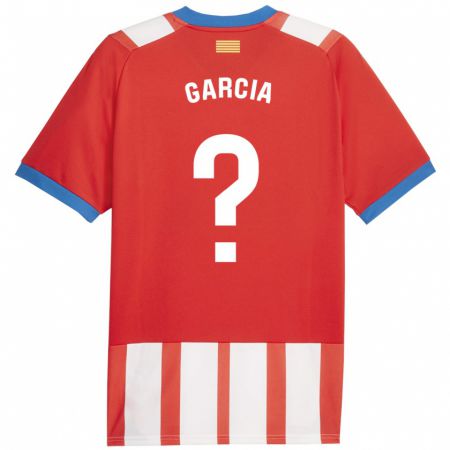 Kandiny Enfant Maillot Hugo García #0 Rouge Blanc Tenues Domicile 2023/24 T-Shirt