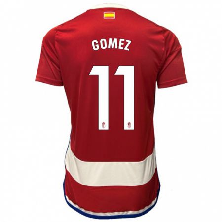 Kandiny Enfant Maillot Andrea Gómez #11 Rouge Tenues Domicile 2023/24 T-Shirt