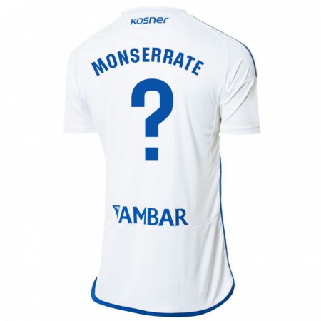 Kandiny Enfant Maillot Jano Monserrate #0 Blanc Tenues Domicile 2023/24 T-Shirt