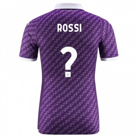Kandiny Enfant Maillot Alessandro Rossi #0 Violet Tenues Domicile 2023/24 T-Shirt