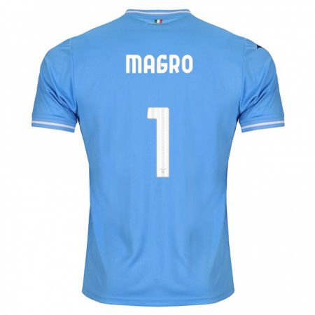 Kandiny Enfant Maillot Federico Magro #1 Bleu Tenues Domicile 2023/24 T-Shirt