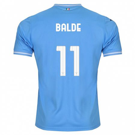 Kandiny Enfant Maillot Mahamadou Balde #11 Bleu Tenues Domicile 2023/24 T-Shirt