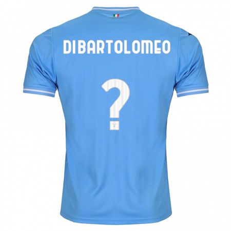 Kandiny Enfant Maillot Damiano Di Bartolomeo #0 Bleu Tenues Domicile 2023/24 T-Shirt