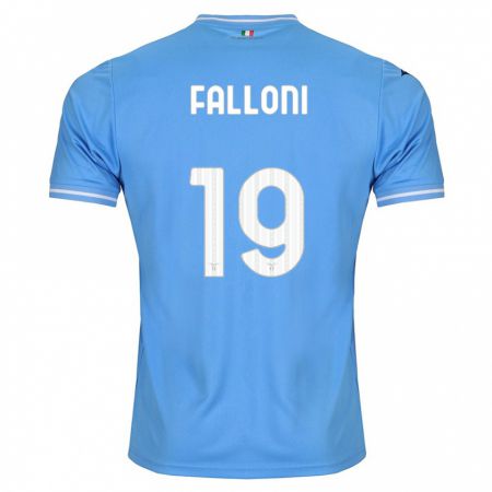 Kandiny Enfant Maillot Ludovica Falloni #19 Bleu Tenues Domicile 2023/24 T-Shirt