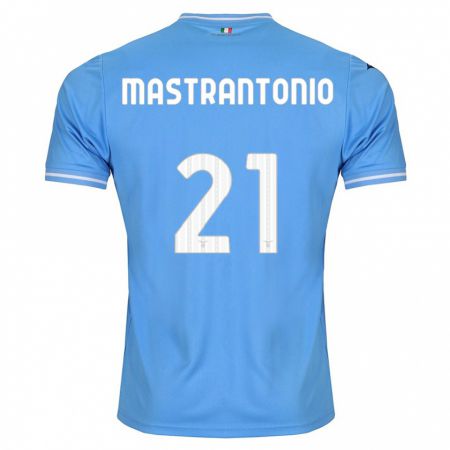 Kandiny Enfant Maillot Ella Mastrantonio #21 Bleu Tenues Domicile 2023/24 T-Shirt