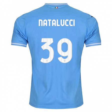 Kandiny Enfant Maillot Serena Natalucci #39 Bleu Tenues Domicile 2023/24 T-Shirt