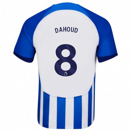 Kandiny Enfant Maillot Mahmoud Dahoud #8 Bleu Tenues Domicile 2023/24 T-Shirt