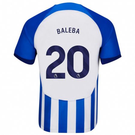 Kandiny Enfant Maillot Carlos Baleba #20 Bleu Tenues Domicile 2023/24 T-Shirt