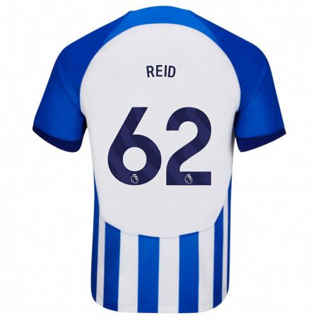 Kandiny Enfant Maillot Tommy Reid #62 Bleu Tenues Domicile 2023/24 T-Shirt