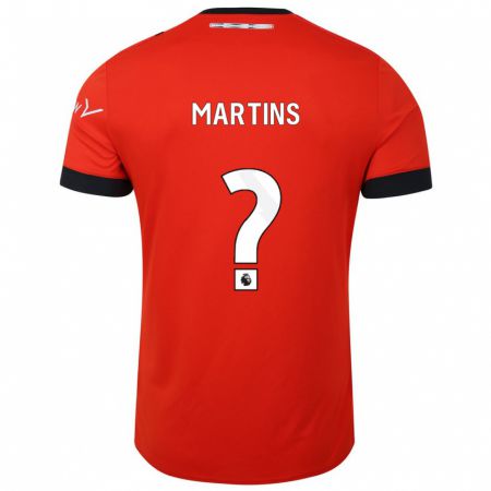 Kandiny Enfant Maillot Dominic Dos Santos Martins #0 Rouge Tenues Domicile 2023/24 T-Shirt