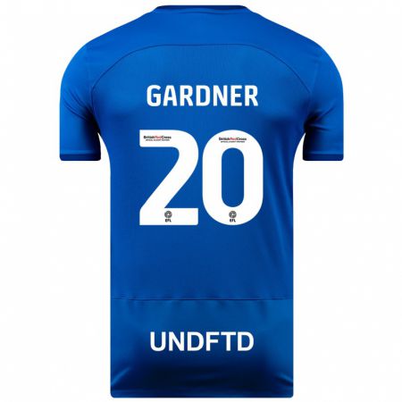 Kandiny Enfant Maillot Gary Gardner #20 Bleu Tenues Domicile 2023/24 T-Shirt
