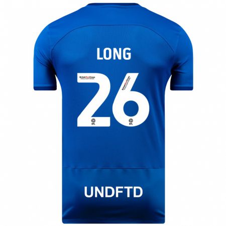 Kandiny Enfant Maillot Kevin Long #26 Bleu Tenues Domicile 2023/24 T-Shirt