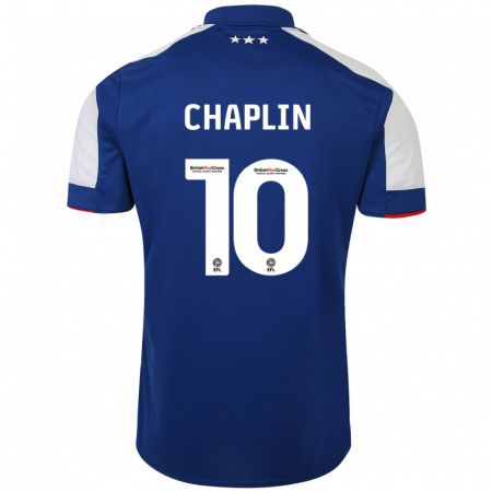 Kandiny Enfant Maillot Conor Chaplin #10 Bleu Tenues Domicile 2023/24 T-Shirt