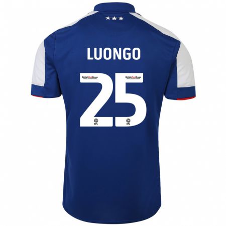 Kandiny Enfant Maillot Massimo Luongo #25 Bleu Tenues Domicile 2023/24 T-Shirt