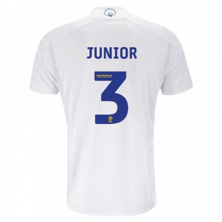 Kandiny Enfant Maillot Junior Firpo #3 Blanc Tenues Domicile 2023/24 T-Shirt