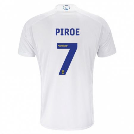 Kandiny Enfant Maillot Joël Piroe #7 Blanc Tenues Domicile 2023/24 T-Shirt