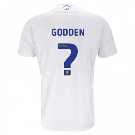 Kandiny Enfant Maillot Scott Godden #0 Blanc Tenues Domicile 2023/24 T-Shirt