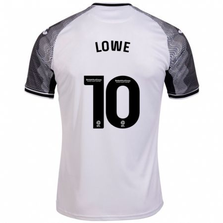 Kandiny Enfant Maillot Jamal Lowe #10 Blanc Tenues Domicile 2023/24 T-Shirt