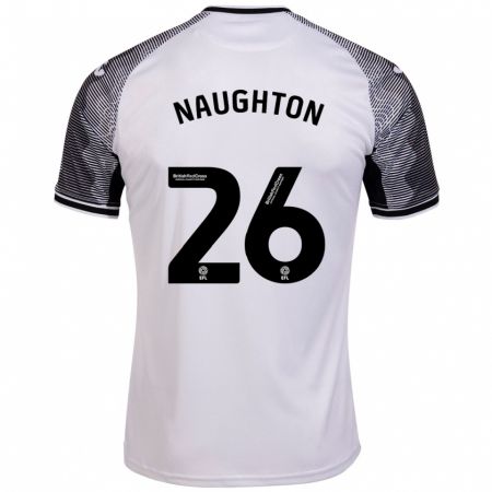 Kandiny Enfant Maillot Kyle Naughton #26 Blanc Tenues Domicile 2023/24 T-Shirt