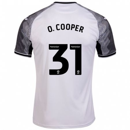 Kandiny Enfant Maillot Oliver Cooper #31 Blanc Tenues Domicile 2023/24 T-Shirt