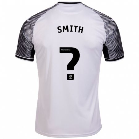Kandiny Enfant Maillot Liam Smith #0 Blanc Tenues Domicile 2023/24 T-Shirt
