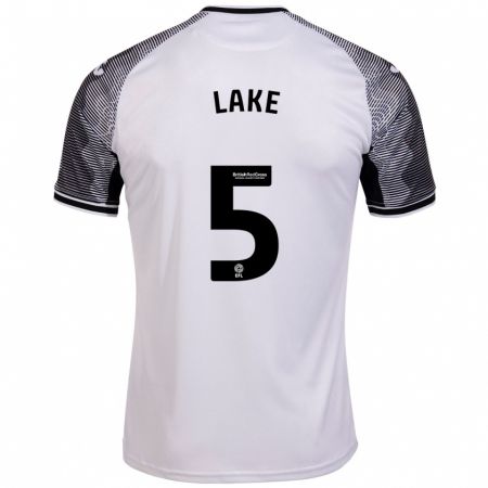 Kandiny Enfant Maillot Ellie Lake #5 Blanc Tenues Domicile 2023/24 T-Shirt