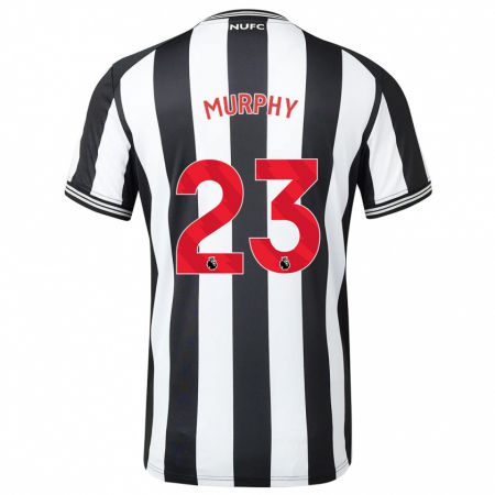 Kandiny Enfant Maillot Jacob Murphy #23 Noir Blanc Tenues Domicile 2023/24 T-Shirt