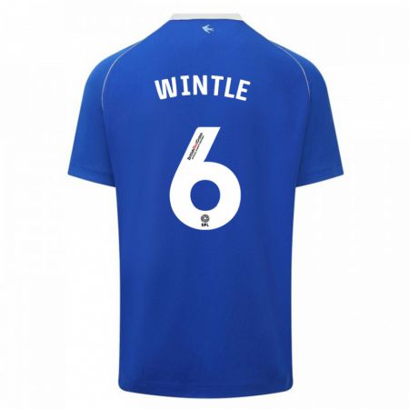 Kandiny Enfant Maillot Ryan Wintle #6 Bleu Tenues Domicile 2023/24 T-Shirt