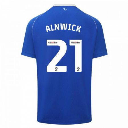 Kandiny Enfant Maillot Jak Alnwick #21 Bleu Tenues Domicile 2023/24 T-Shirt