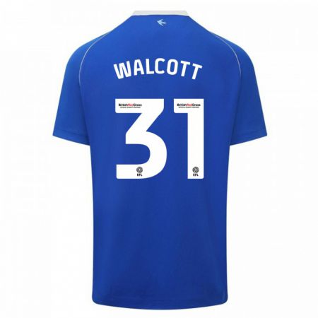 Kandiny Enfant Maillot Malachi Fagan-Walcott #31 Bleu Tenues Domicile 2023/24 T-Shirt