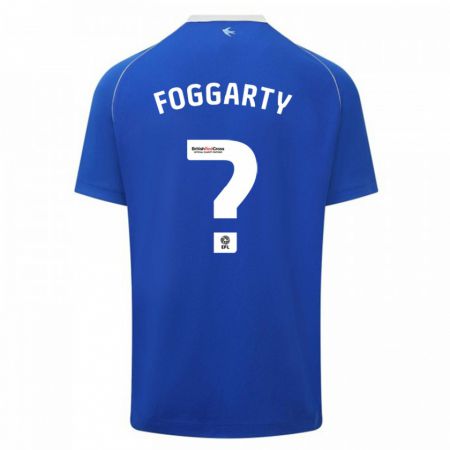 Kandiny Enfant Maillot Corey Foggarty #0 Bleu Tenues Domicile 2023/24 T-Shirt