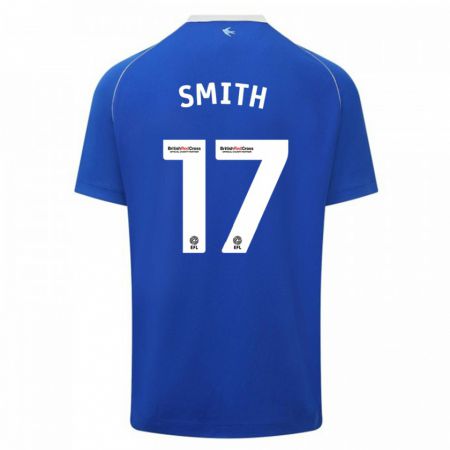 Kandiny Enfant Maillot Hollie Smith #17 Bleu Tenues Domicile 2023/24 T-Shirt