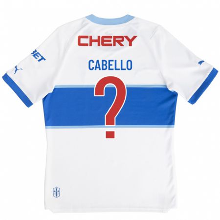 Kandiny Enfant Maillot Sergio Cabello #0 Blanc Tenues Domicile 2023/24 T-Shirt