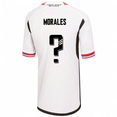 Kandiny Enfant Maillot Benjamin Morales #0 Blanc Tenues Domicile 2023/24 T-Shirt