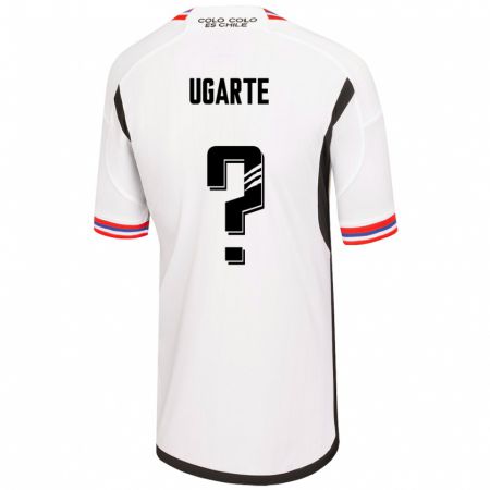 Kandiny Enfant Maillot Pablo Ugarte #0 Blanc Tenues Domicile 2023/24 T-Shirt
