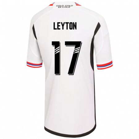 Kandiny Enfant Maillot Geraldine Leyton #17 Blanc Tenues Domicile 2023/24 T-Shirt