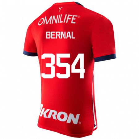 Kandiny Enfant Maillot Carlos Bernal #354 Rouge Tenues Domicile 2023/24 T-Shirt